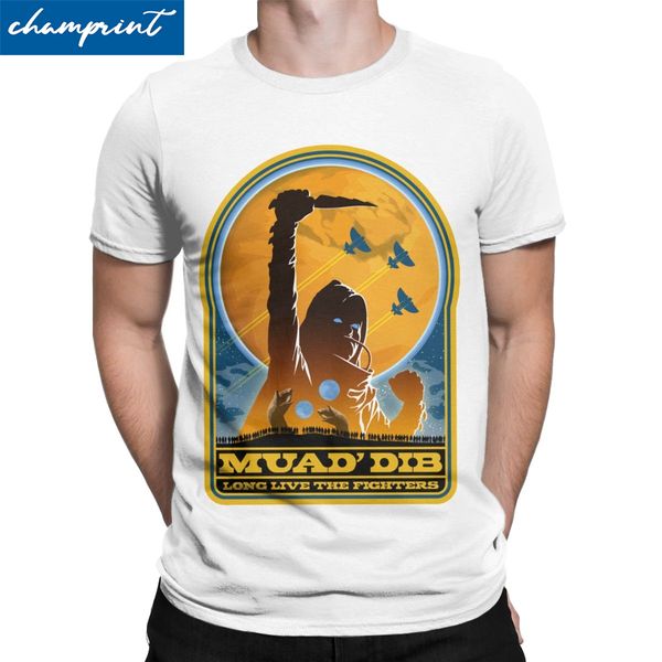 

dune muad»dib мужские футболки arrakis песчаного червя фантастика урожай тройники с коротким рукавом o шеи футболку новая одежда прибытия