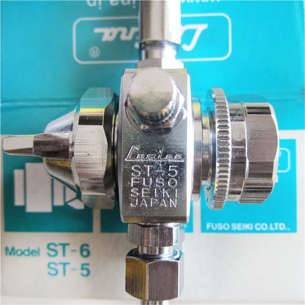 

japan lumina mini automatic spray gun st-5 st-5r, 0.5mm 1.0mm 1.3mm 2.0mm nozzle size to choose, round and fan pattern