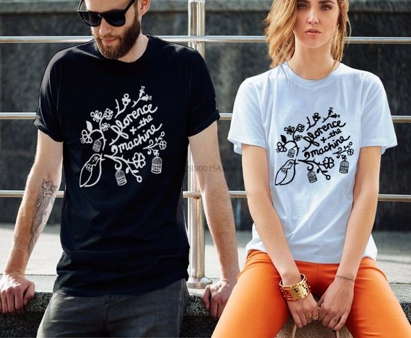 

1florence and the 1machine logo shirt casual street wear fashion black t-shirt