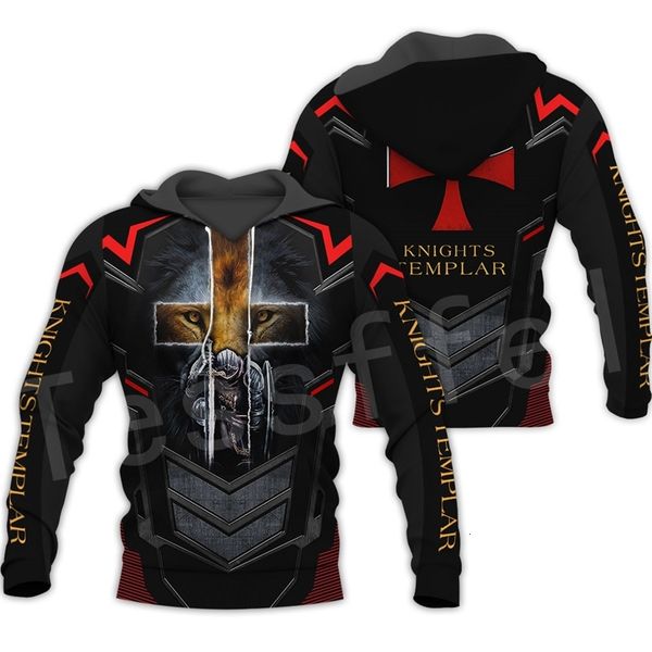 

tessffel knights templar armor streetwear harajuku pullover 3dfullprint zipper/hoodie/sweatshirt/jacket/mens womens s-8, Black