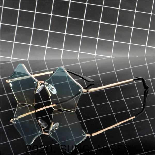 

геометрическая мало звезд солнцезащитные очки мужчины женщины новые ромб металл малый кадров солнцезащитные очки ocean объектива eyeglasses, White;black