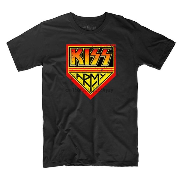 

kiss kiss army shield t shirt