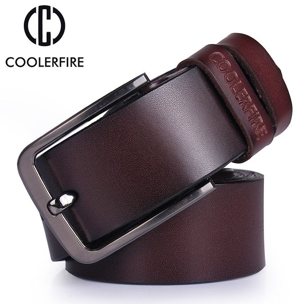 

men's genuine leather belt designer belts men luxury strap male belts for men fashion vintage pin buckle for jeans, Black;brown