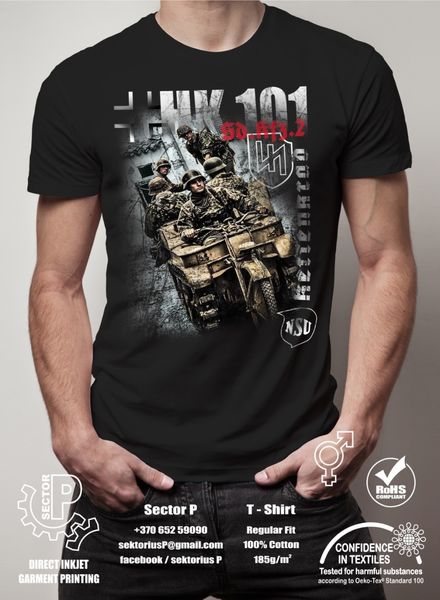 

new fashion cool casual t shirts ww2 german hk101 kettenkrad sd.kfz.2 nsu vintage printed t-shirts t shirts