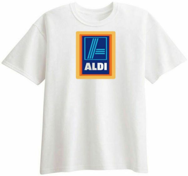 

aldi discount supermarket grocery store t-shirt tee shirt