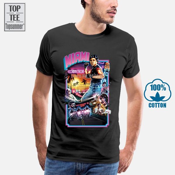 

miami connection movie mens t shirt men streetwear 2019 tee shirt 3d print t-shirt 100% cotton t-shirts mens