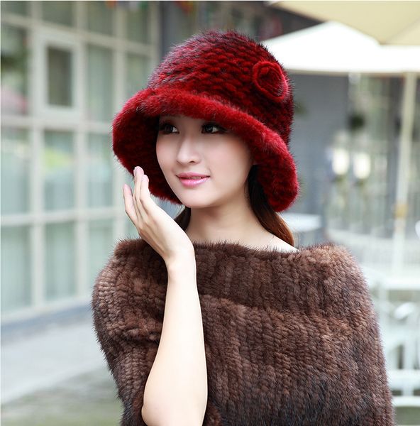 

шляпа большая доверху вс шлют зимой дама нового меха тканого рыбак, Blue;gray