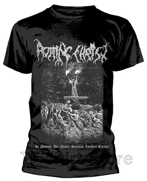 

funny print men t shirt women cool tshirt rotting christ in nomine dei nostri t-shirt
