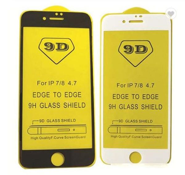 

9d tempered glass full courage screen protector for iphone 11 pro max 7 8 plus samsung a90 a50s j7 2018 redmi without box
