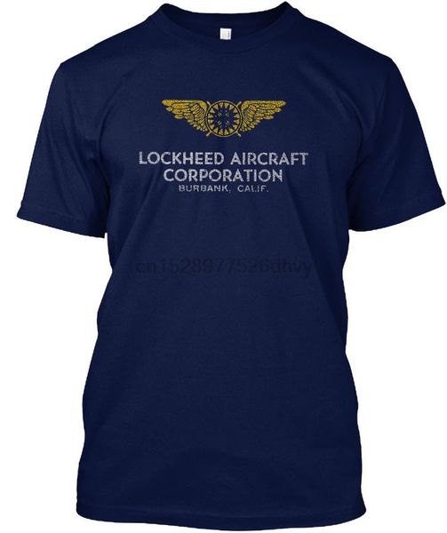 

lockheed aircraft burbank ca usa - corporation calif. popular tagless tee t-shirt