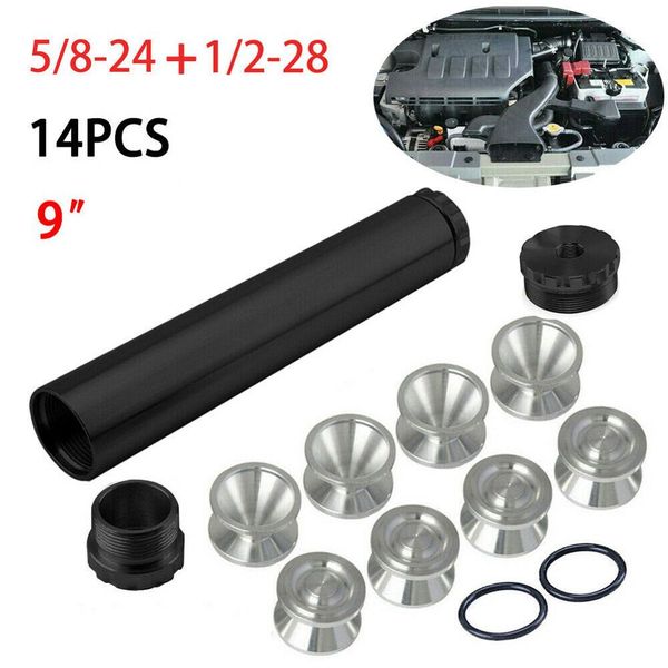 

1.75"od, 9"l d cell k cups 2 end cap (1/2-28 + 5/8-24) filter napa4003 wix24003 oil catch solvent trap