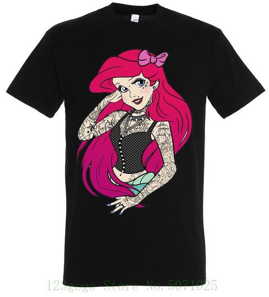 

tip arielle tshirt t shirt streetwear funny black clothing hip- mans t-shirt tees