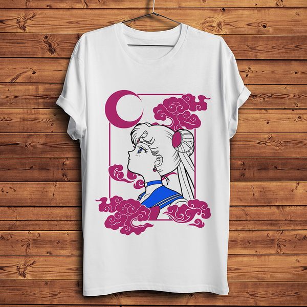 

japan anime vintage sailor moon funny t shirt men new white casual short sleeve tshirt homme manga streetwear t-shirt