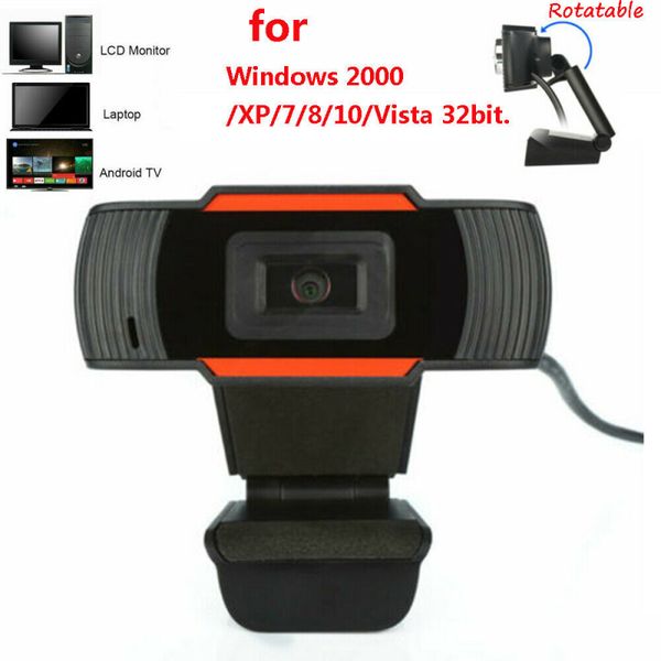 

camcorders hd webcam camera web cam with microphone for computer pc lap720p usb rotating 1200w sharpness
