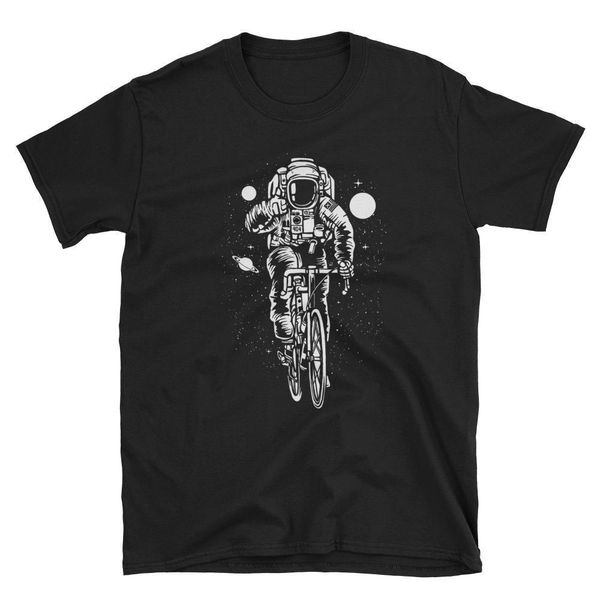 

sport 2019 new mens astronaut bicycle street art fashion men's t-shirt tee shirts