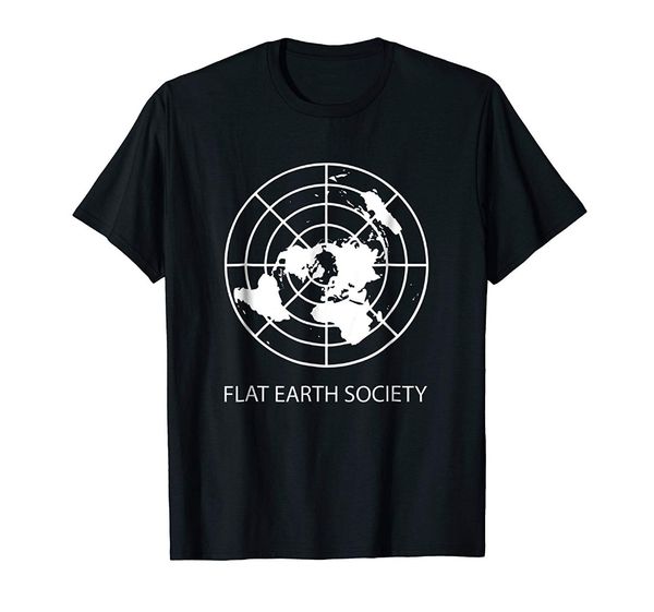 

summer style new t shirt men flat earth society funny casual tee shirts