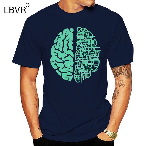 

drewbacca men's electric brain t-shirt printed tee shirt