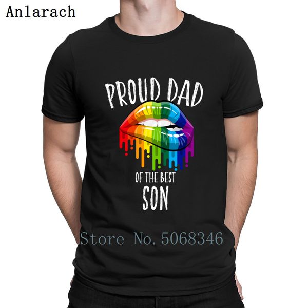 

proud lgbt dad perfect christmas gift t shirt cool spring loose humor print cotton cool size s-3xl shirt