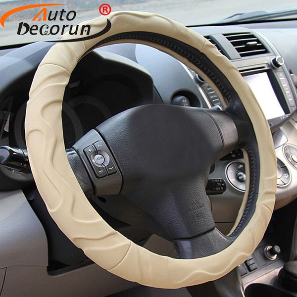 

autodecorun faux sheepskin leather car steering wheels covers for 1 2 3 4 5 x1 x3 x4 x5 x6 z4 series car wheel covers 38cm