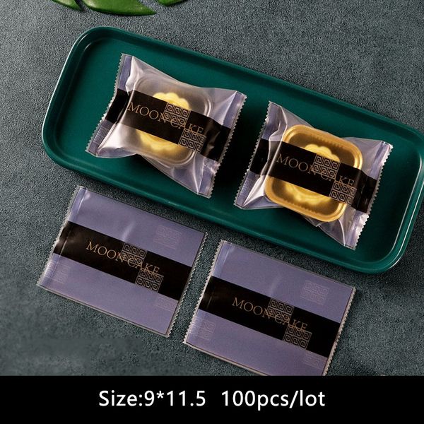 

gift wrap 100pcs/lot candy cookies bag homemade pack chinese elements purple black horizontal line nougat party wedding snack packing