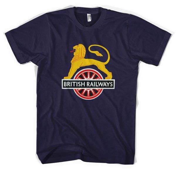 

british railways cycling lion 1950-56 t-shirt all sizes