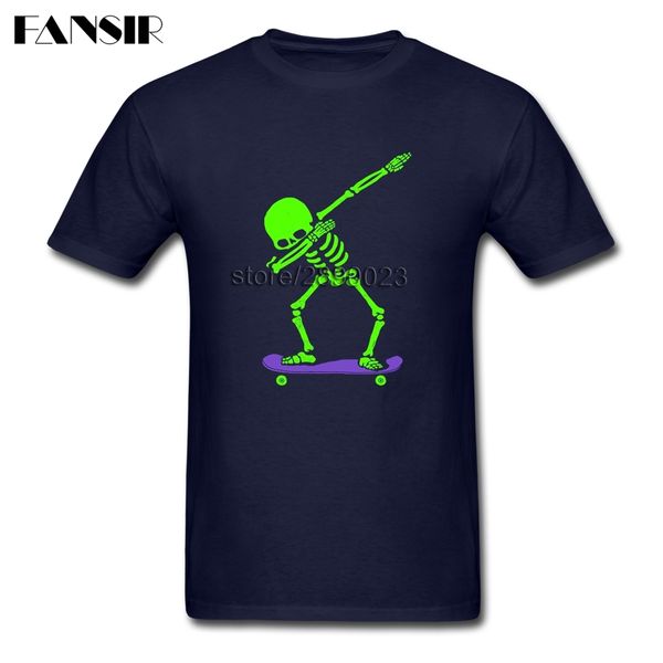 

christmas dabbing skeleton skateboard dab mens t-shirts hip hop t shirts homme o-neck short sleeve tees shirt