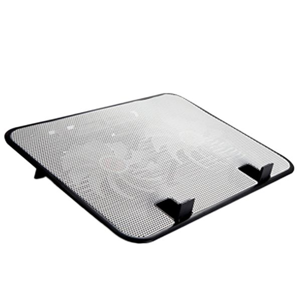 

14 inch lapcooling pad 5v dual fan usb external notebook cooler slim stand high speed silent cooling fan white