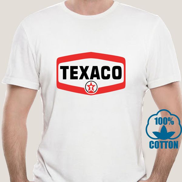 

1770d men t shirt t-shirt texaco vintage white tshirts women t-shirt