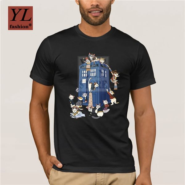 

2020 summer fashion printed men s t shirt doctor cat t shirt