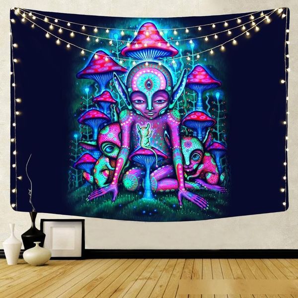 

2020 mandala hippie hanging wall tapestry colorful bohemian blanket art home decor 95*73cm