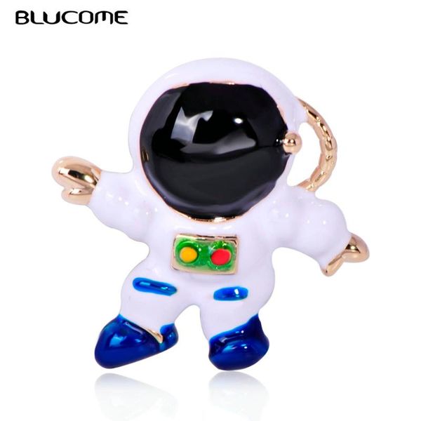 

pins, brooches blucome fashion astronaut alloy enamel pilot jewelry children's party bag clothing scarf lapel cute pins birthday gifts, Gray