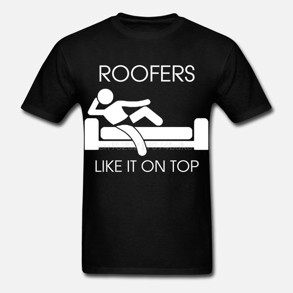 

roofers like it on - funny t shirts - gift xmas birthday tee roofing