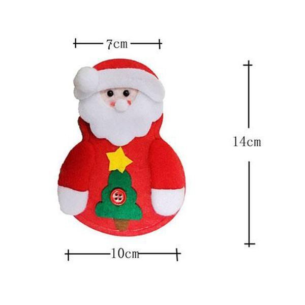 

christmas table decorations santa claus tableware bag silverware cover ornament christmas party knite and fork cover decor 0017chr