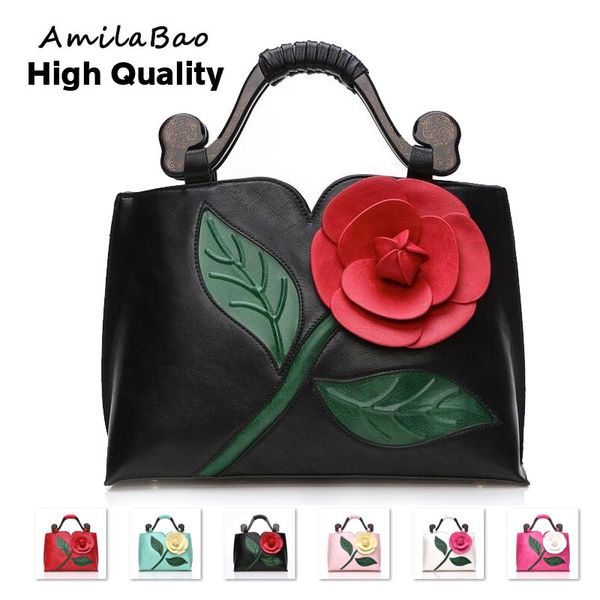 

china luxury handbags women bags designer 2020 big bags with rose flower romantic vintage married handbag ladies genuine totes