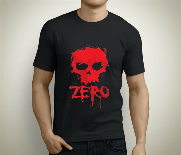 

new zero original skate vintage skull men's black t-shirt size s to 3xl vintage tee shirt