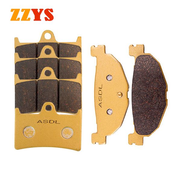 

500cc motorcycle ceramic front and rear brake pads set for xp500 t-max xp 500 abs / non abs 2008-2011 brake discs pad