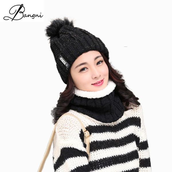 

beanie/skull caps women's winter hat fur pompom bonnet femme beanie ski skating girls wool pom knitted hats female skullies beanies, Blue;gray