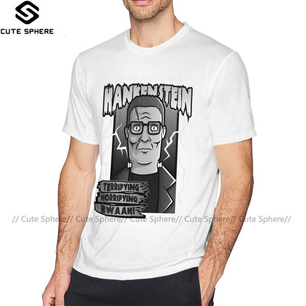 

halloween animated t shirt hankenstein hill t-shirt 100 cotton male tee shirt basic plus size graphic tshirt
