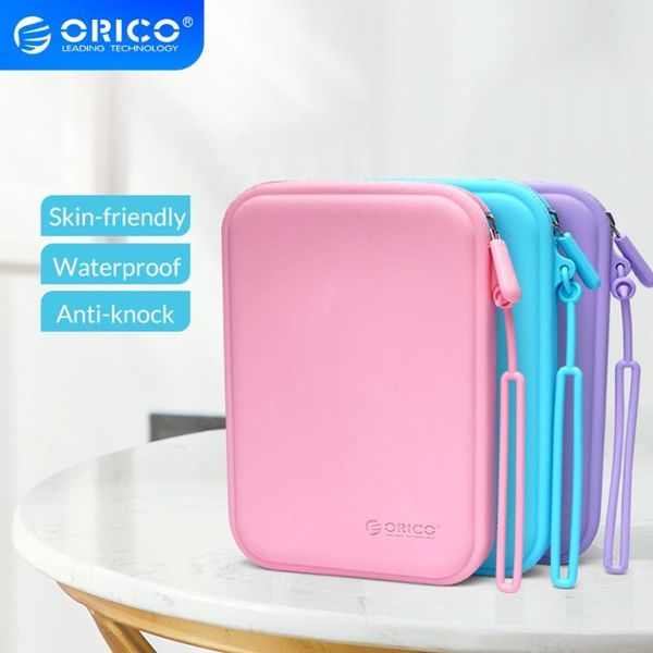 

cases, covers & bags orico silicone earphone bag candy color case protable coin purses waterproof skin storage for usb cables key