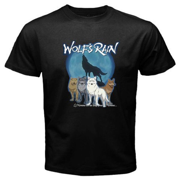 

new wolf's rain kiba anime manga men's black t-shirt size s m l xl 2xl 3xl