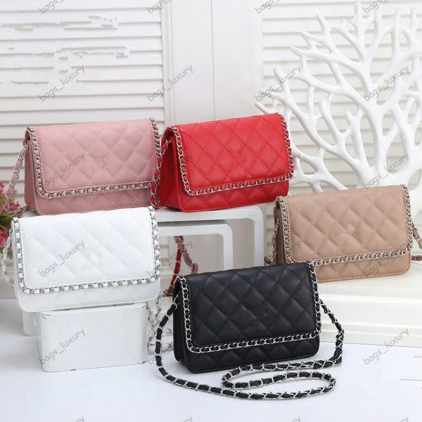 

fashion check shoulder bag small pu leather women messenger bags ladies chain patchwork female crossbody bag ing