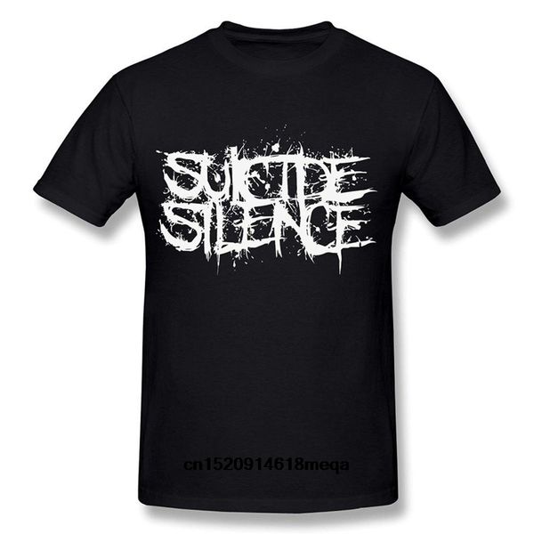

funny t shirts fashion summer men's tee men's suicide silence logo t-shirt black design printed t shirts for man