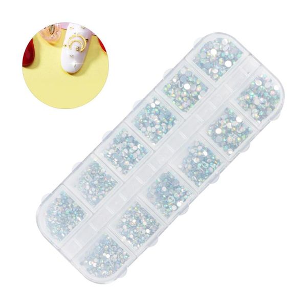 

nail glitter 1 set mental sequins creative art paillettes glittering diamond manicure accessories (assorted color), Silver;gold