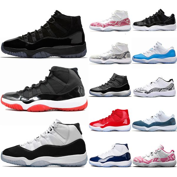 

11 pin navy snakeskin 11s concord 45 men women basketball shoes bred space jam gamma blue mens athletic sport sneakers drop shipping