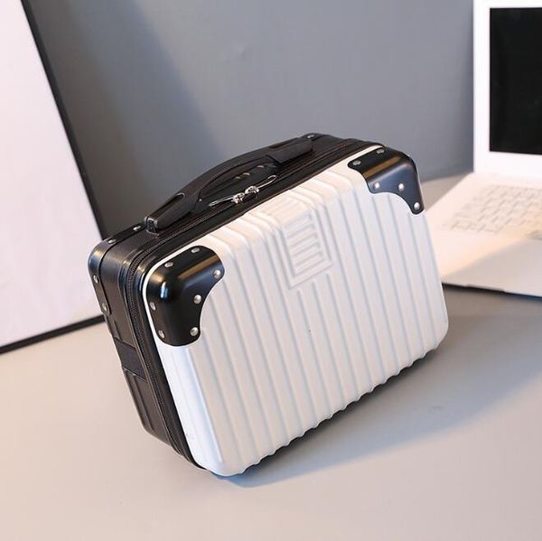

new style suitcase women small makeup bag light portable travel bag mini cute cosmetic handbags