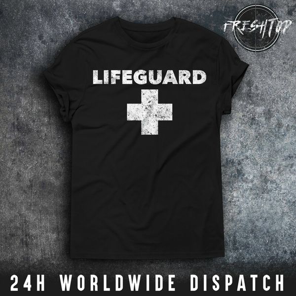 

lifeguard t shirt lifesaver attender attendant tender save people life gift