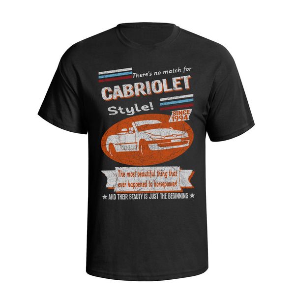 

peugeot 306 cabriolet 1994 retro style mens car t-shirt