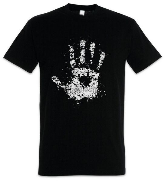 

white hand ii tee t shirt lord of isengard saruman symbol sign the rings uruk-hai t-shirt breathable