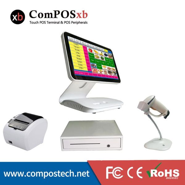 

all in one/ thermal printer/ cash drawer/ whole set restaurant possystems pc for sale