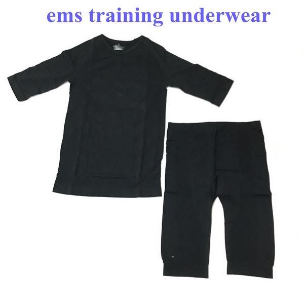 

gym clothing ems fitness equipment for ems workout machine muscle stimulator for athletes black color